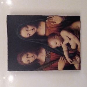 3 SOULS *Signed,  Atlantis Tile, like Sid Dickens. *Rare & Retired wall art